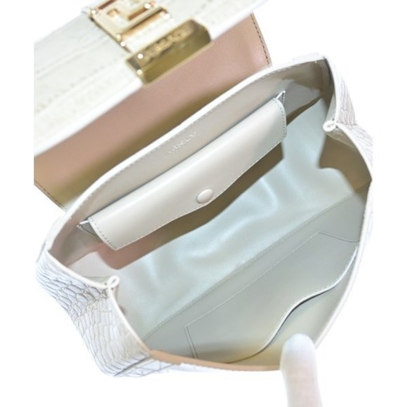 Versace Greca Goddess Top Handle Handbag Bag Beige - Picture 4 of 10